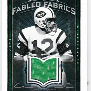 2012 Panini Playbook Fabled Fabrics #20 Joe Namath /99